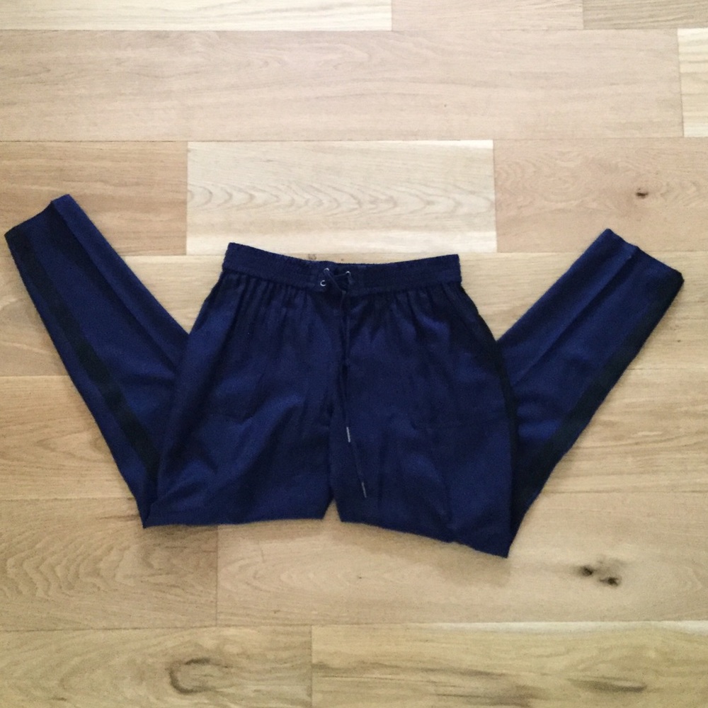 Silk Joie tuxedo pants